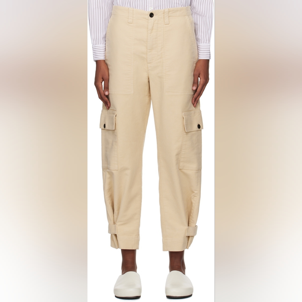 Proenza Schouler Beige Kay Cargo Pants